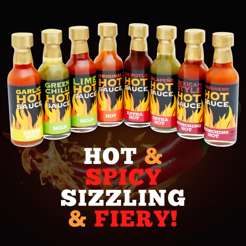 Hot Sauce Gift Set  Chilli Sauce Selection 8 Pack Including Sriracha Tabasc 2