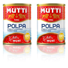 Mutti Finely Chopped Tomatoes 1200 g Pack of 6