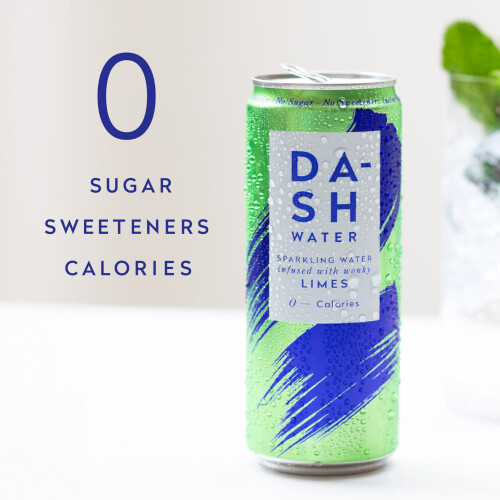 Dash Water Lime  12 x Lime Flavoured Sparkling Spring Water  NO Sugar NO Sw 2
