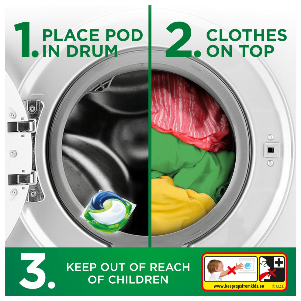 Ariel 3In1 Pods Washing Liquid Laundry Detergent Capsules 86 Washes 43 X 3