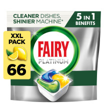 Fairy Platinum Plus AllIn1 DishwasherTablets Bulk Pack 66 Pods Lemon Greas