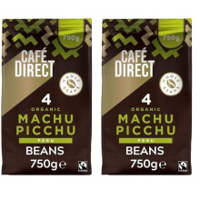 Cafédirect Machu Picchu Coffee Beans, Medium-Dark Roast,