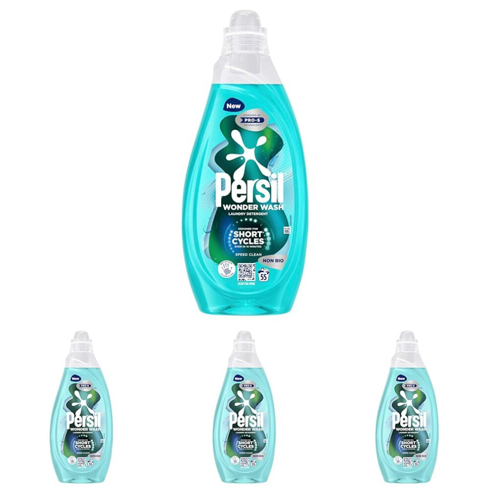 Persil Wonder Wash Speed Clean Non Bio Liquid Detergent Effective Clean Wit