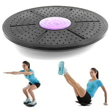 Balance Boards for Adults and Kids, 14 Inch Non-Slip Plastic Wobble Board for Core Strength and Stability Training