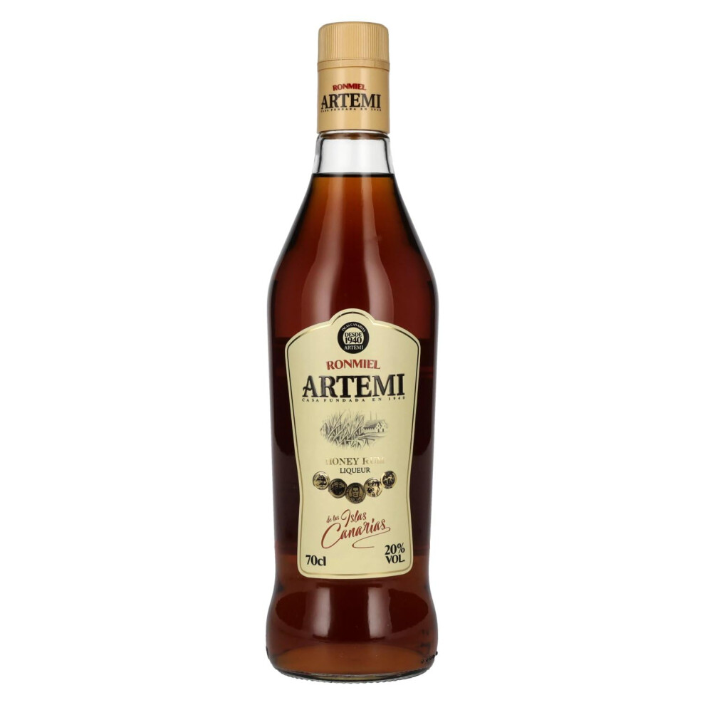 Artemio Ron Miel Canario Artemi Honey Rum Canary Islands 07L Liqueur 07 Litre