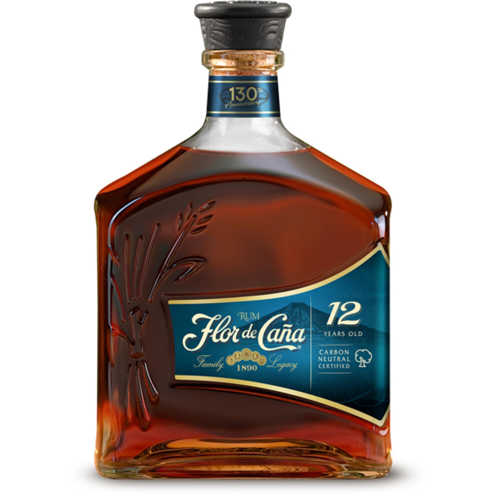 Flor De Cana Flor De Caña 12 Year Naturally Aged Rum 70Cl 40 Abv