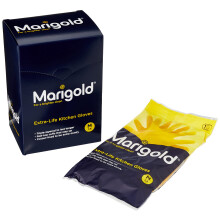 MARIGOLD GLOVES KITCHEN MEDIUM MEDIUM  6 PACK BUNDLEYellow