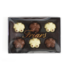 Friars Edible Breast Shaped Chocolate  90g  6 Special Boob Carved White  Mi
