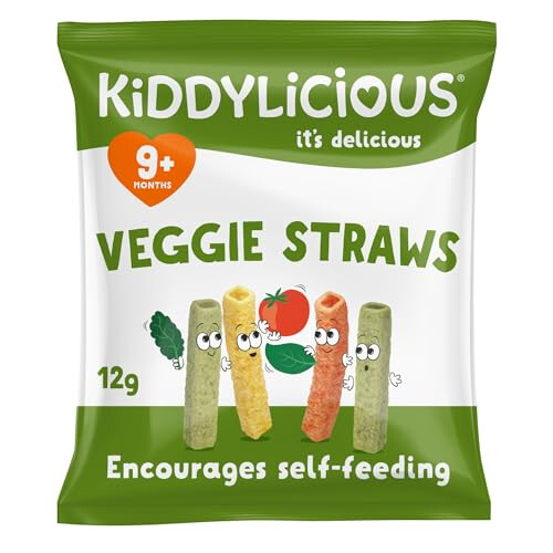 Kiddylicious Veggie Straws Box  Delicious Snacks for Kids  Suitable for 9 M 1