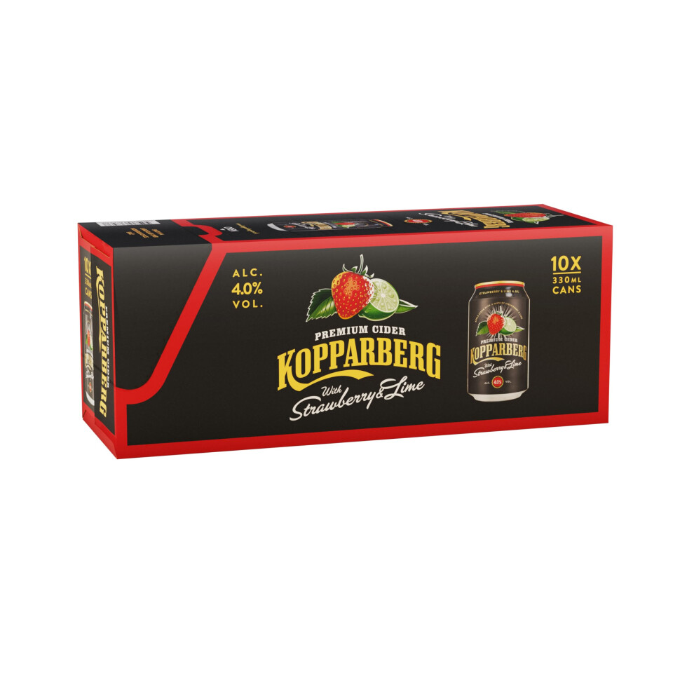 Kopparberg Premium Cider With Strawberry & Lime,