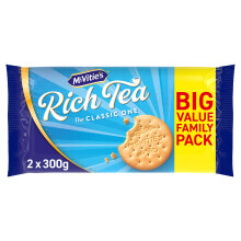 McVities Rich Tea Classic Biscuits Twin Pack 600 g Pack of 1