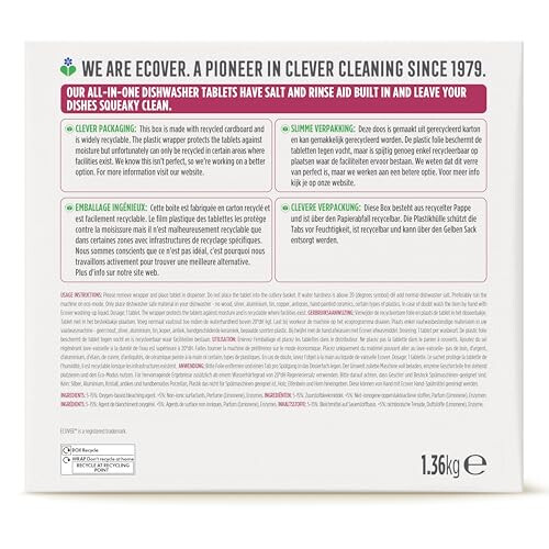 Method Ecover All in One Dishwasher Tablets, Contains 1