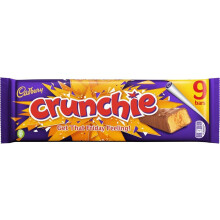 Cadbury Crunchie Chocolate Bar Honeycomb Centre Covered in Milk Chocolate M