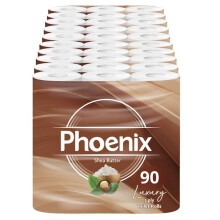 Phoenix Toilet Rolls – 90 Pack 3 Ply Shea Butter Scented Toilet Paper Bul