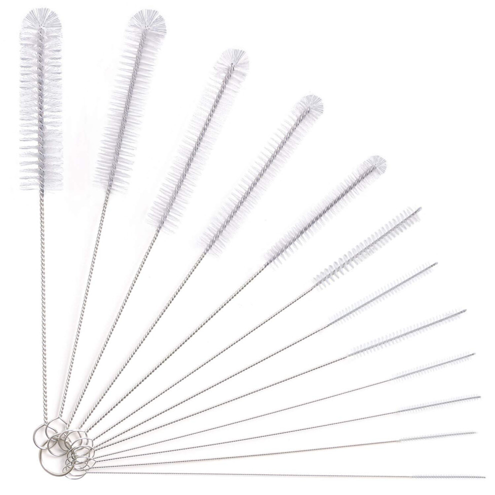 Vicloon Bottle Brush 12Piece Cleaning Set For Tubes Keyboards Test Tubes K
