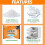 dishwasher salt 5kg powerful crystal, limescale remover 4