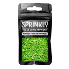 SPRINKLY Glimmer Stars Green Mini 25g