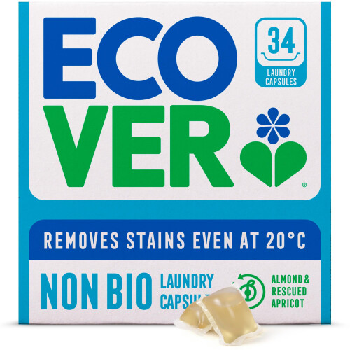 Ecover Ecover NonBio Washing Capsules  Laundry Capsules  Tablets  Laundry Detergen