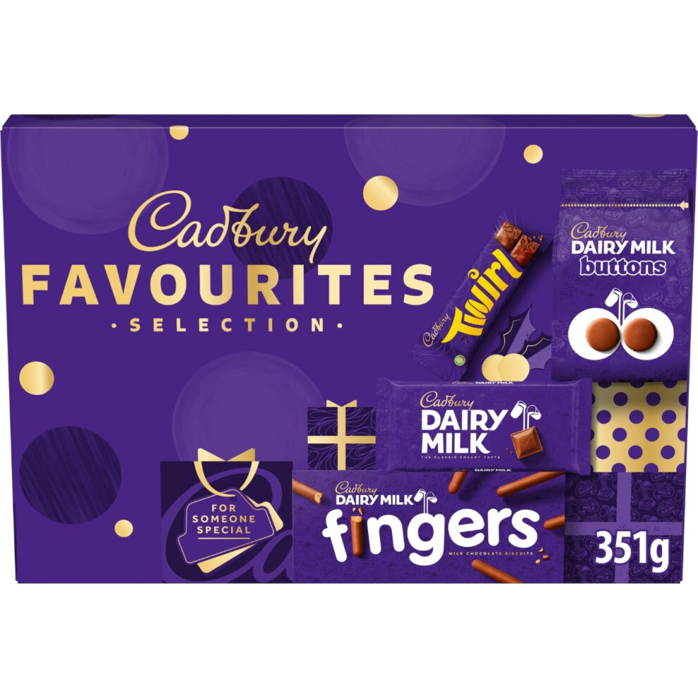 Cadbury Favourites Chocolate Selection Box Perfect Stocking Filler Gift Inc