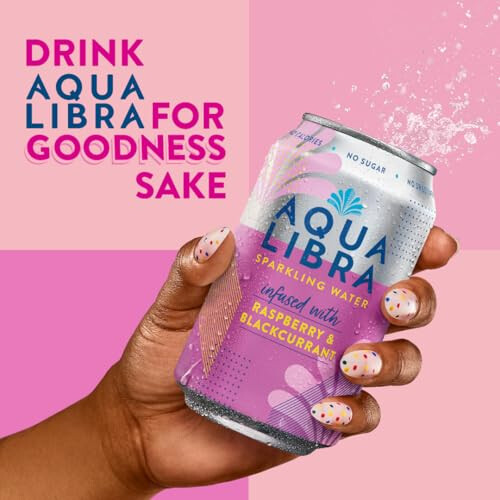 AQUA LIBRA Raspberry  Blackcurrant 330ML Pack of 12 1