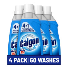 Calgon 4in1 Washing Machine Cleaner and Water Softener Gel 750 ml Pack of 4