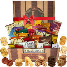 Biscuits Gift Set Hamper Bundle Contains 30 Packs of Individually Wrapped Biscuits Multipacks. Lordingtons Gift Hamper Includes a Variety of Loved Tr