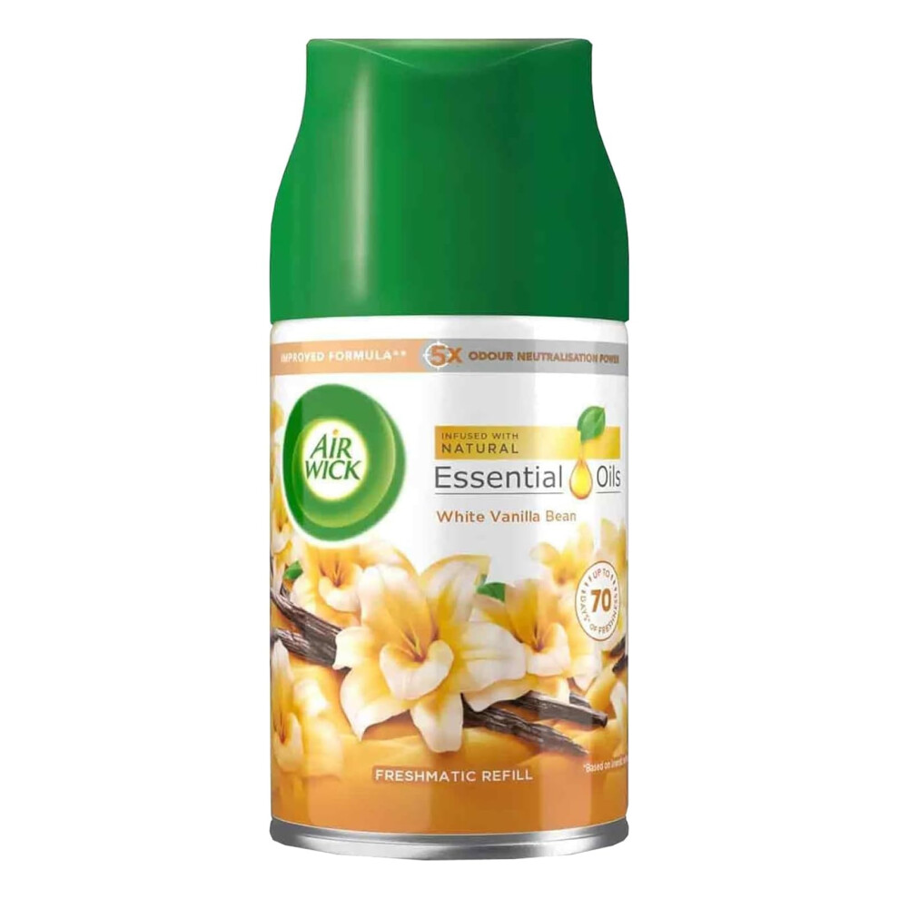 Airwick Reckitt Benckiser Air Wick Freshmatic Max Air Freshener Refill Vanill White