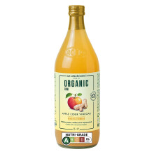 Eat Wholesome Organic Raw Apple Fire Cider Vinegar with Ginger Turmeric Ch
