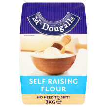 McDougalls Self Raising Flour PreSifted For Lighter Bakes 3 Kg Bag Pack of