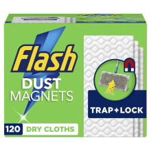 Flash Speedmop Dry Pads Refills 120 Pads 40 x 3 Pads Floor Cleaner Trap Lo