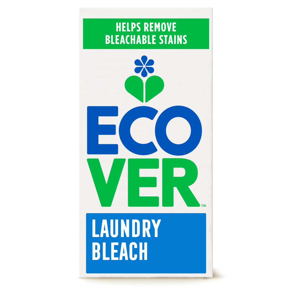 Ecover Laundry Brilliant Bleach Stain Remover Powder Cleans Brightens With