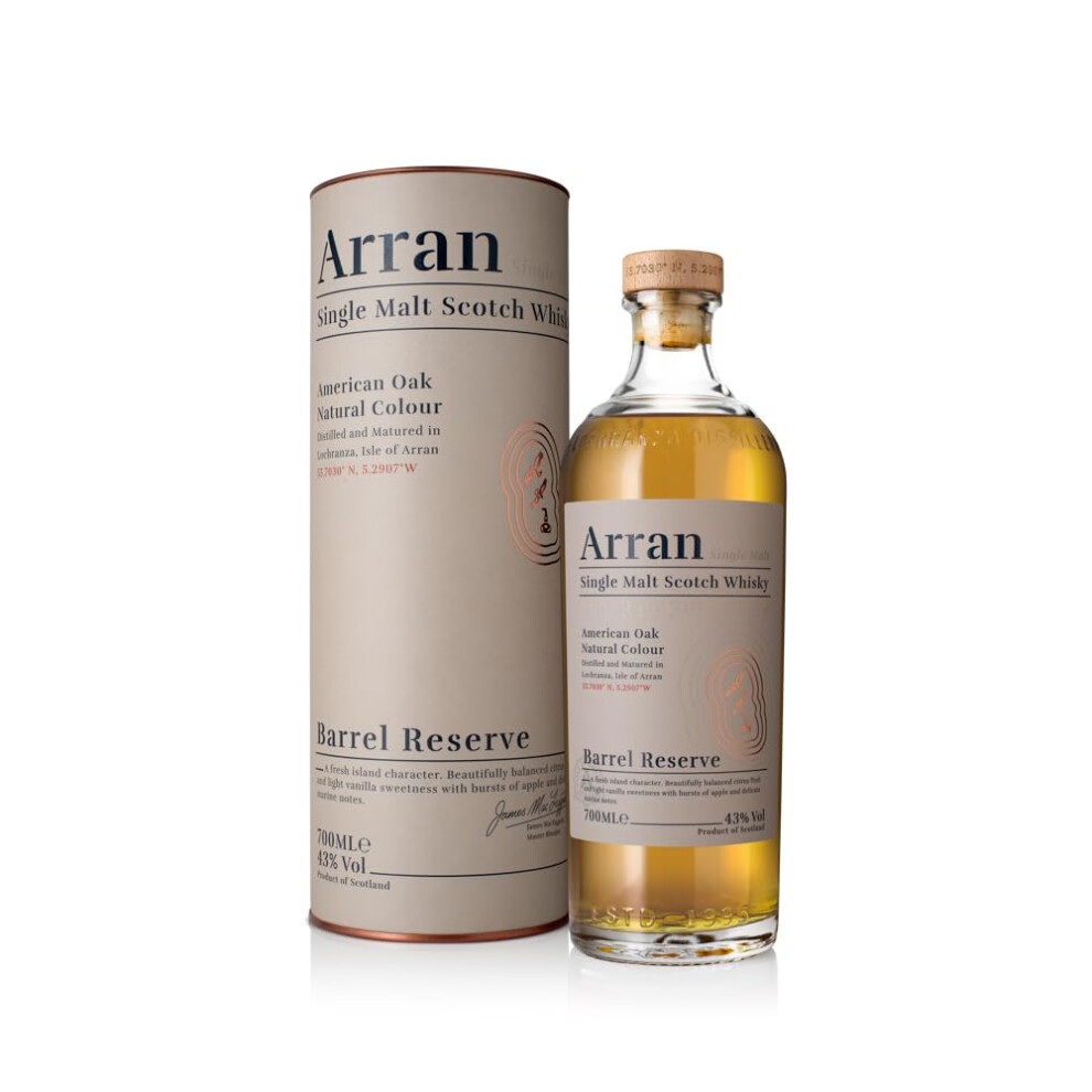 Arran Barrel Reserve Single Malt Whisky 70Cl 43 Abv Premium Single Malt Sco