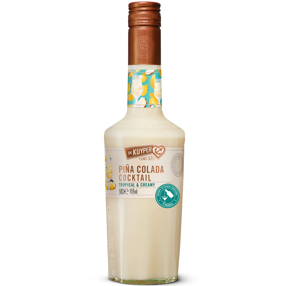 De Kuyper Piña Colada Cocktail – Premixed And Ready To Serve 50Cl 145 Abv