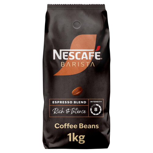 Nescafe NESCAFÉ BARISTA Espresso Blend Coffee Beans, Medium