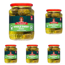 Mrs Elswood Whole Sweet Cucumbers 670 g Pack of 5
