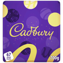 Cadbury Chocolate Chunks Festive Selection Tin a Delicious Mix of Your Favo
