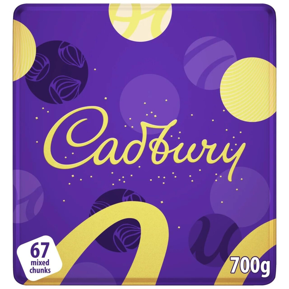 Cadbury Chocolate Chunks Festive Selection Tin A Delicious Mix Of Your Favo