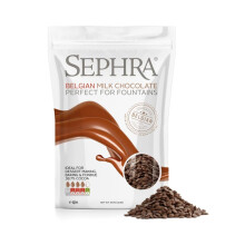 Sephra Belgian Couverture Fountain Ready Chocolate Callets Milk 25kg