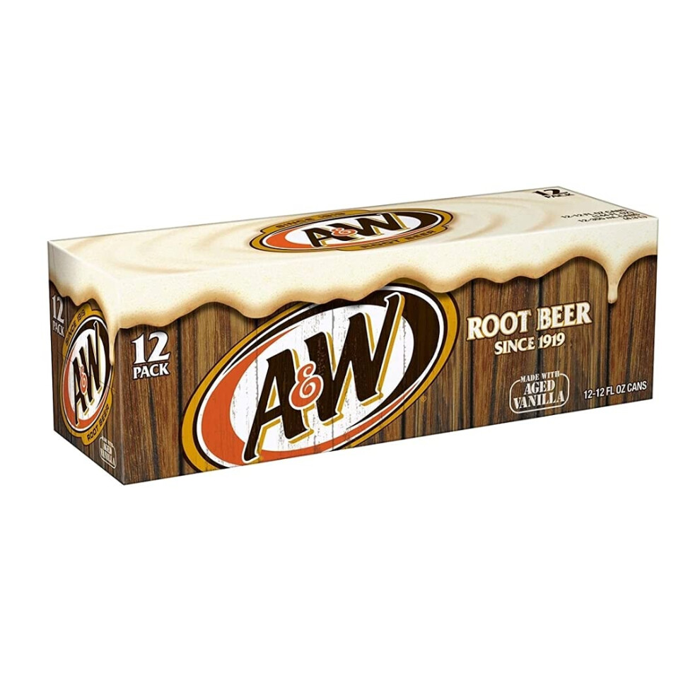 A & W A&W Root Beer Fridge Pack Cans 12X335ml