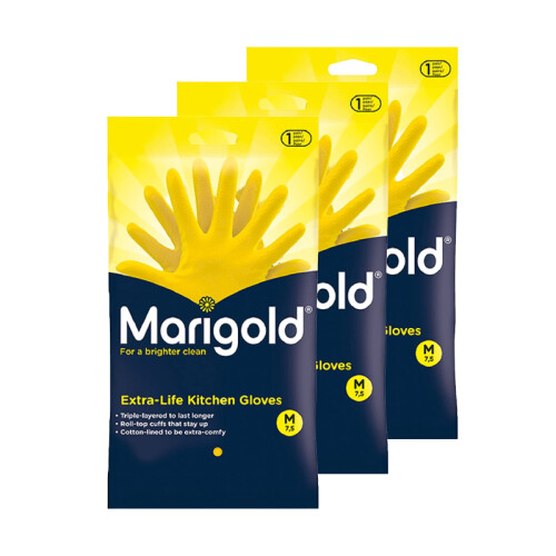 MARIGOLD Extra Life kitchen Glove M Pack of 3