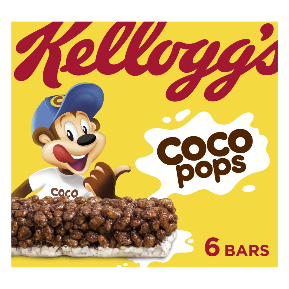 Kellogg's Coco Pops Cereal And Milk Bars Box 6 X 20G