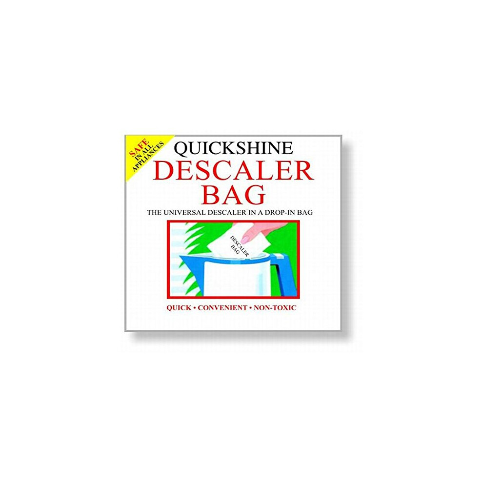 Quickshine Eddingtons Descaler Bag Easily Descale Kettles Pack Of 4