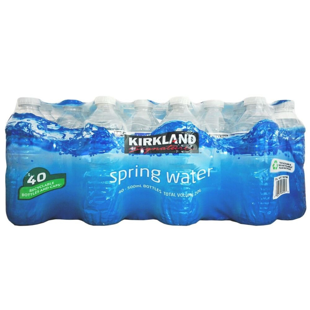 Kirkland Signature Spring Water 500 Ml 40 Bottles