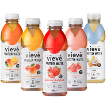 Vieve Protein Water 10x500ml - Mixed Variety Flavour Pack 20g Protein, Sugar Free, Fat Free & Dairy Free A Ready to Drink Alternative to Protein Powd