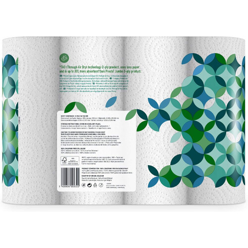 Amazon Brand  Presto TAD Kitchen Roll Extra Absorbent 51 Sheets per Roll 4 1