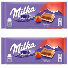 Milka Strawberry Yogurt Chocolate 2 X 100 Gm