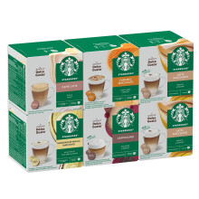 STARBUCKS White Coffee Cup Variety Pack by NESCAFÉ Dolce Gusto Coffee Capsu