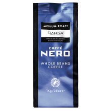 Caffè Nero Classico Whole Coffee Beans Medium Roast 1KG 1 x 1KG Coffee Ba