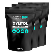 Nature Diet  Xylitol sugar 3kg  Xylitol from Finland 3 x 1000g  Birch sugar