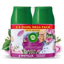 Air Wick Cosy Cottage Frosted Roses Mistletoe Freshmatic Max Twin Refill 2